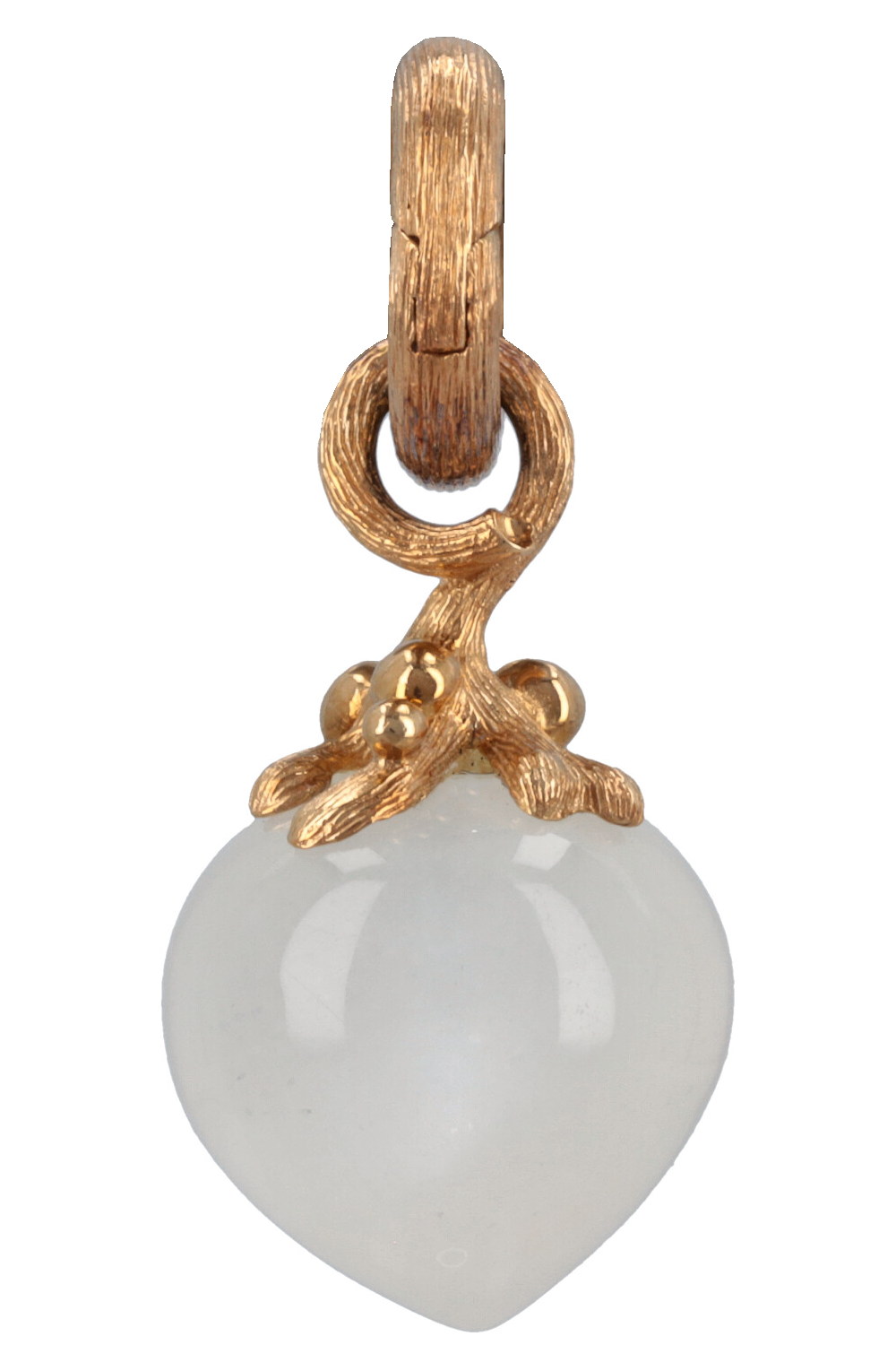 OLE LYNGGAARD Lotus Pendant 18k Gold Moonstone