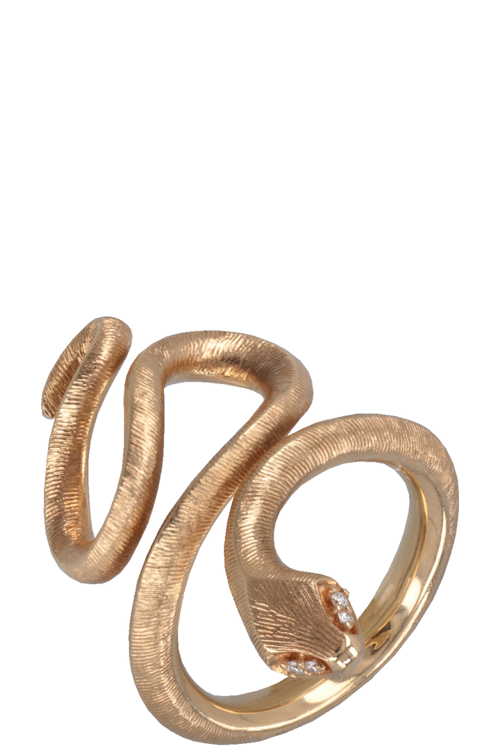 OLE LYNNGAARD Ring Snake Gold