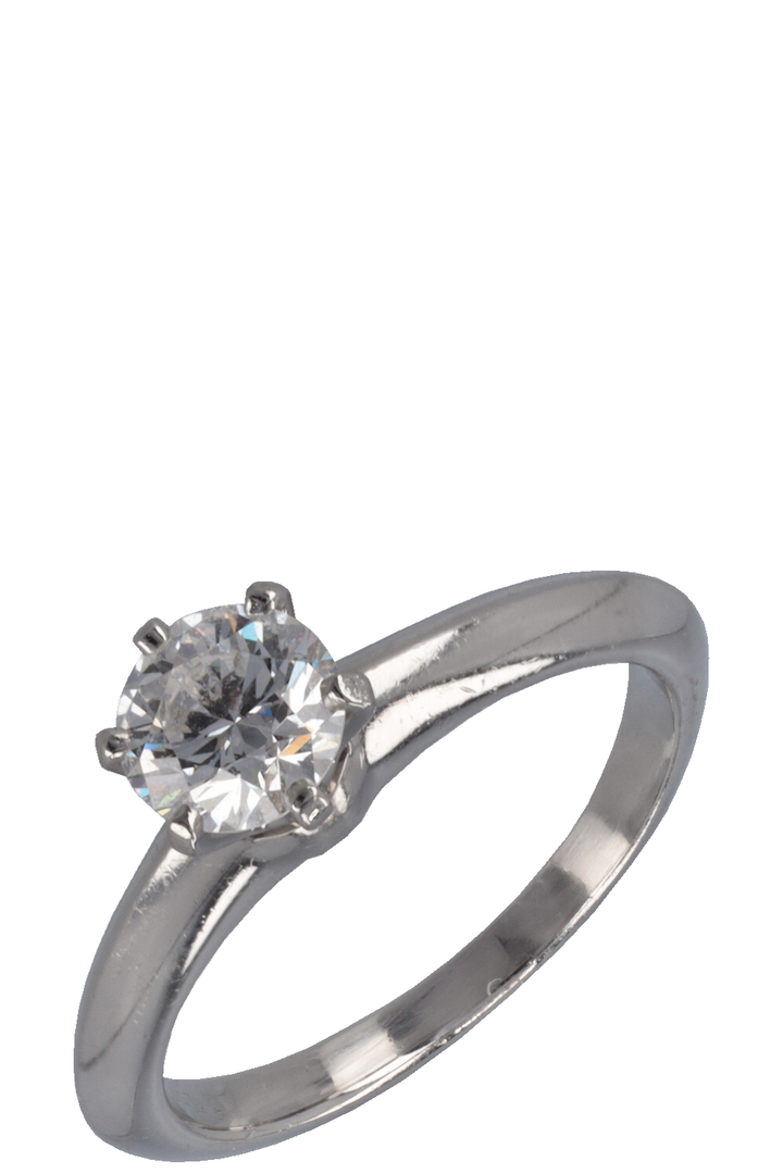 TIFFANY&Co. Solitaire Ring Diamond Platinum