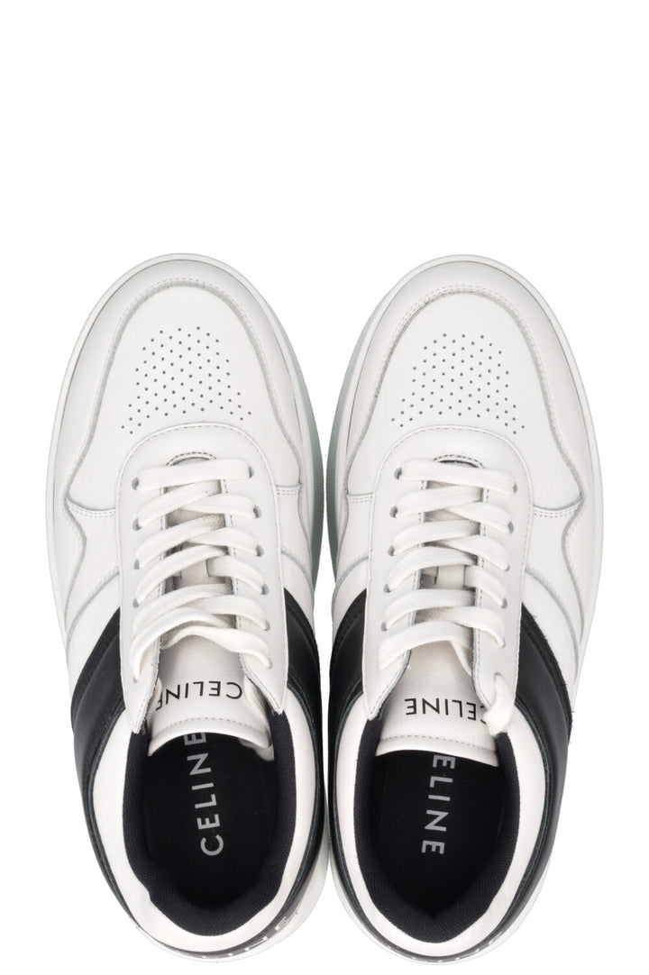 CELINE Block Sneakers Black White