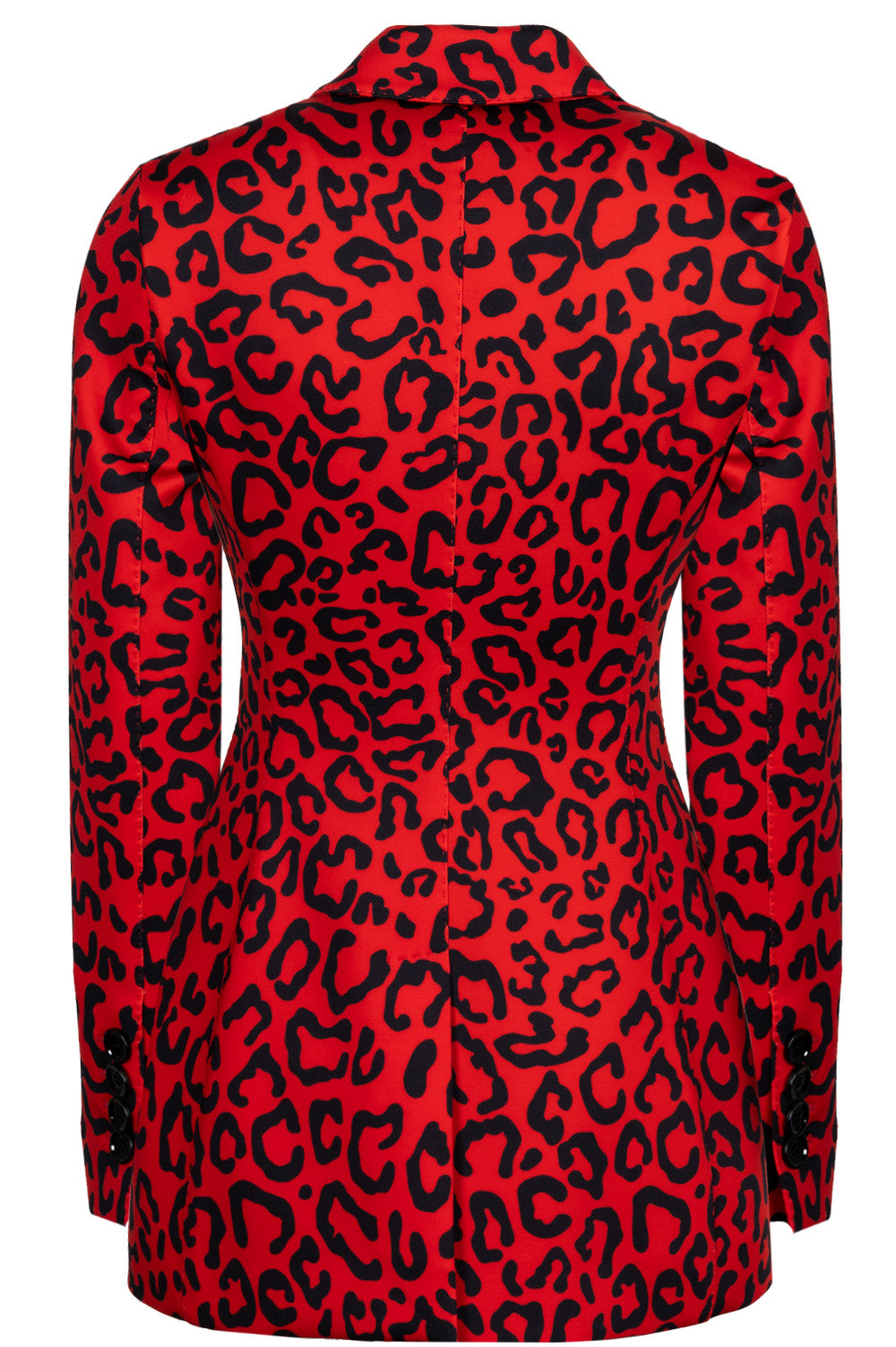 DOCLE&amp;GABBANA Blazer Guépard Rouge Noir