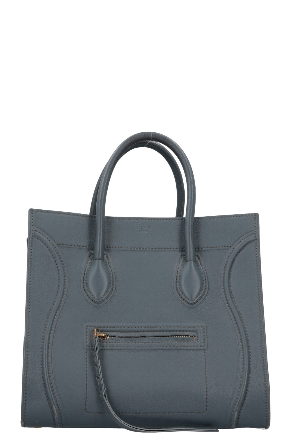 Sac à bagages CELINE Medium Phantom Cuir Bleu