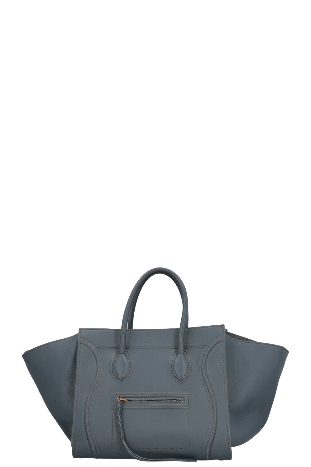 CELINE Medium Phantom Luggage Bag Leather Blue