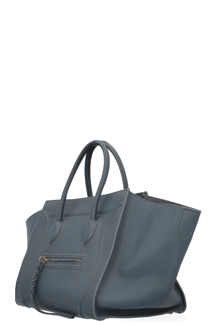 Sac à bagages CELINE Medium Phantom Cuir Bleu