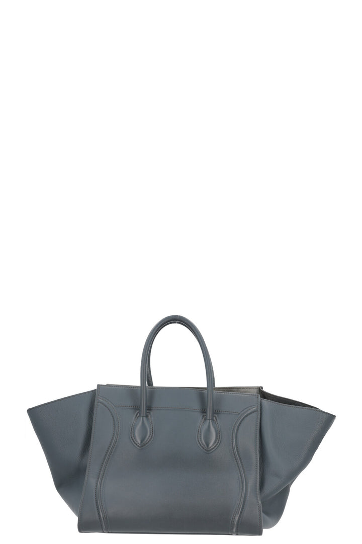 CELINE Medium Phantom Luggage Bag Leather Blue