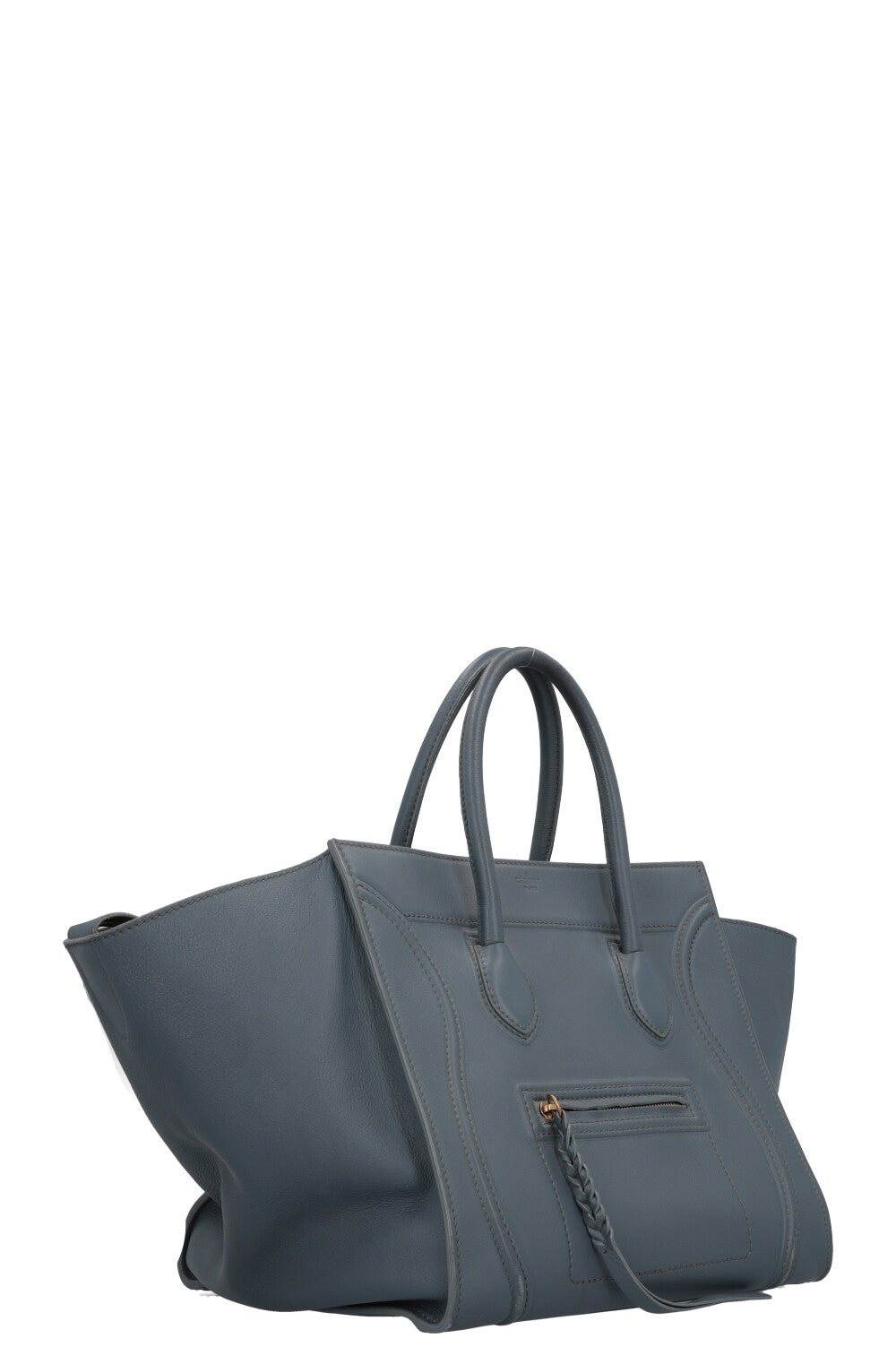 CELINE Medium Phantom Luggage Bag Leather Blue