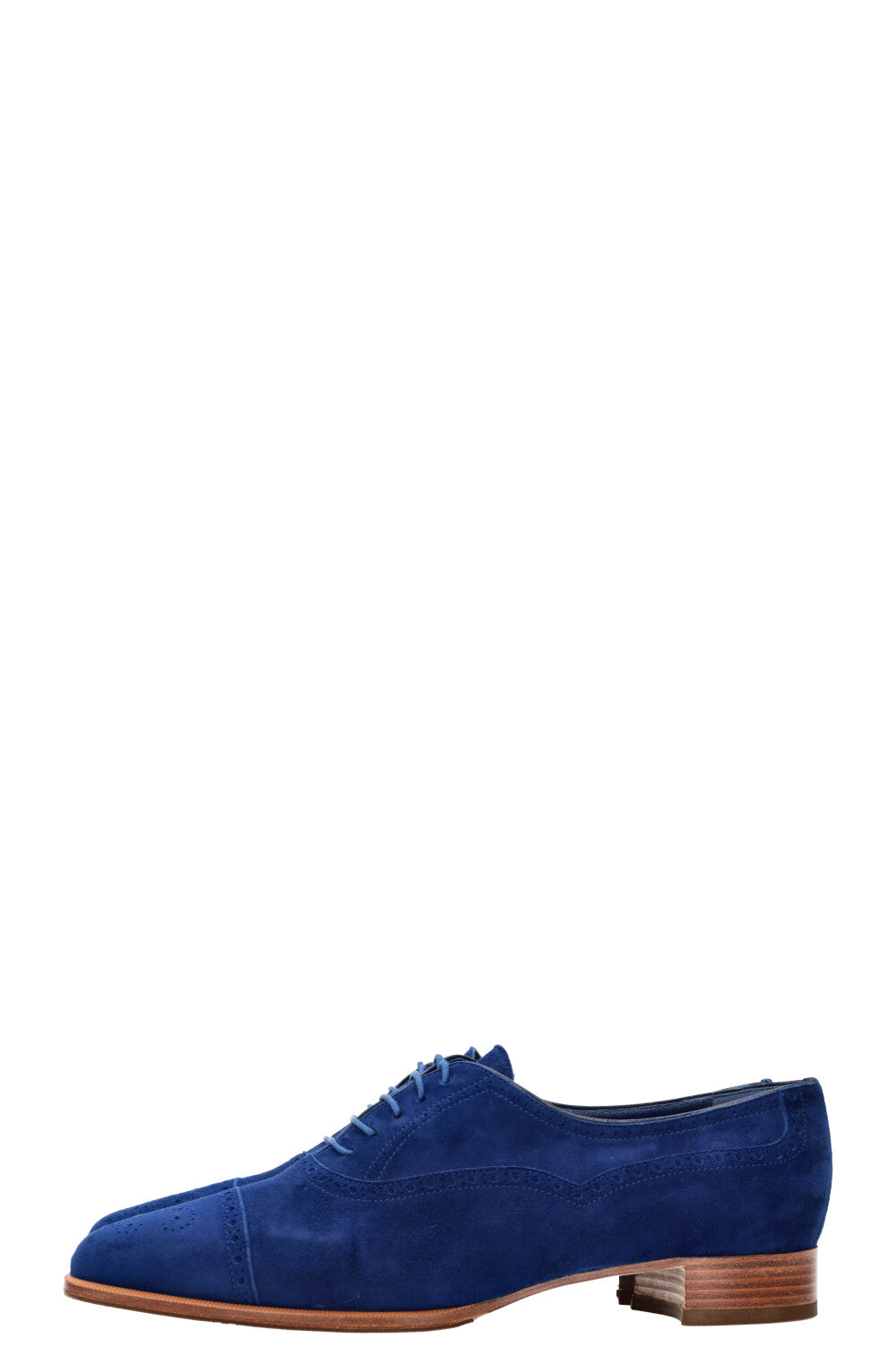 MANOLO BLAHNIK Flats Suede Blue