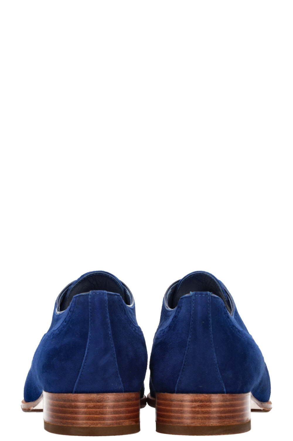 MANOLO BLAHNIK Flats Suede Blue