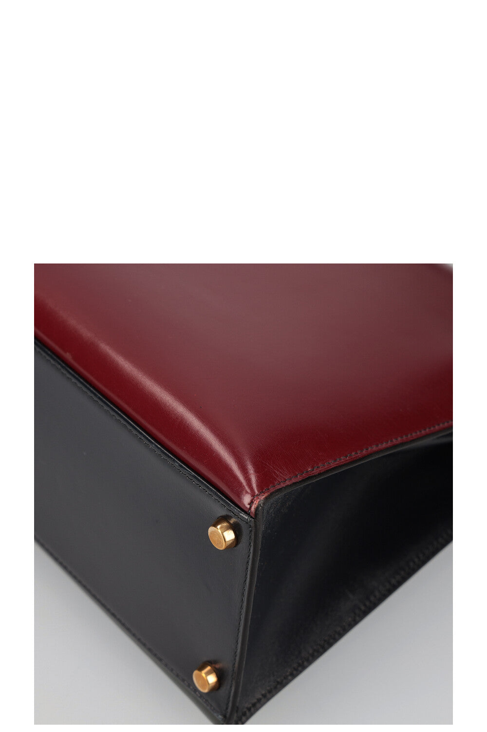 HERMÈS Kelly 32 Sellier Box Tricolor