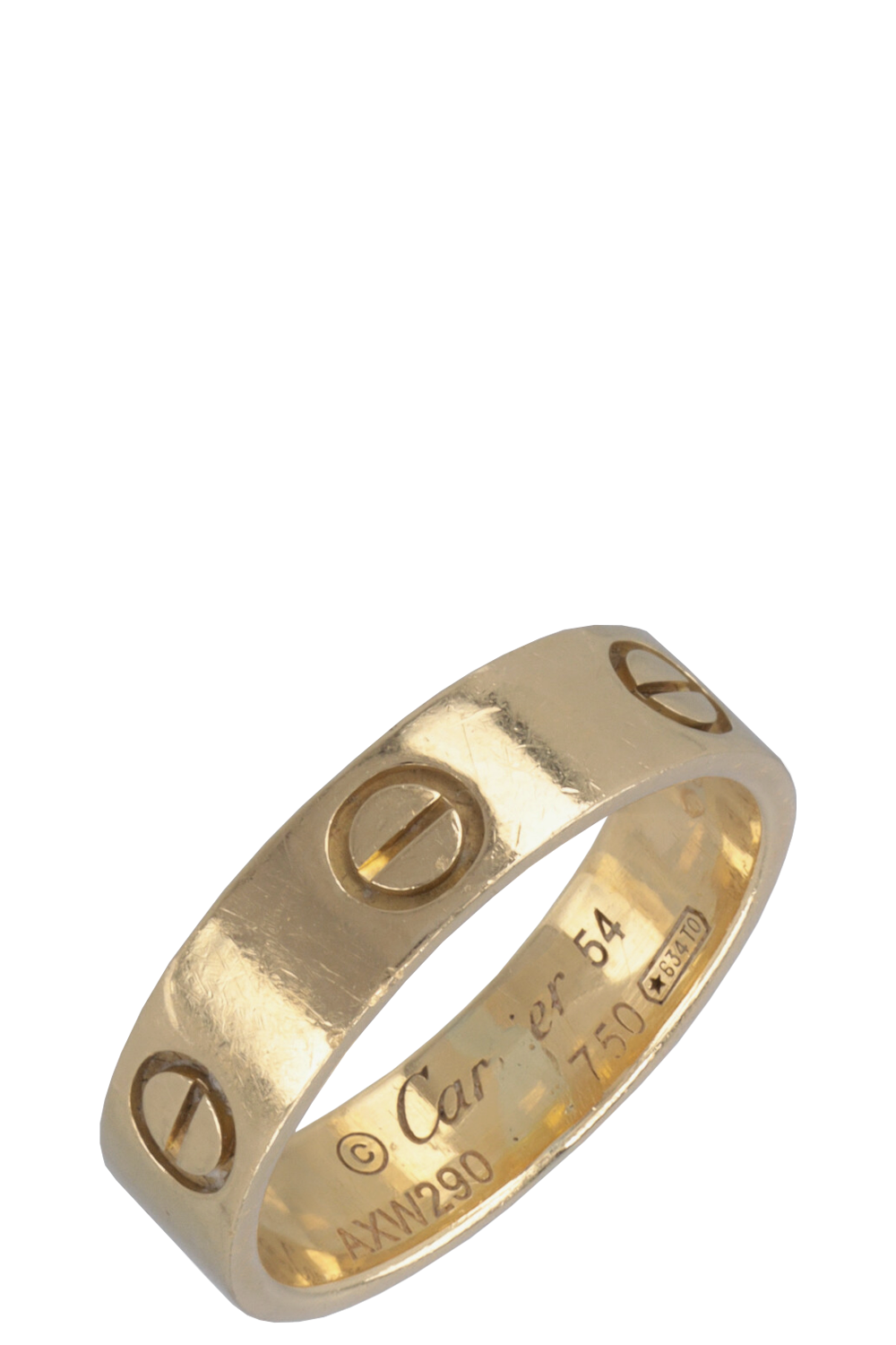 CARTIER Love Ring 18k Yellow Gold