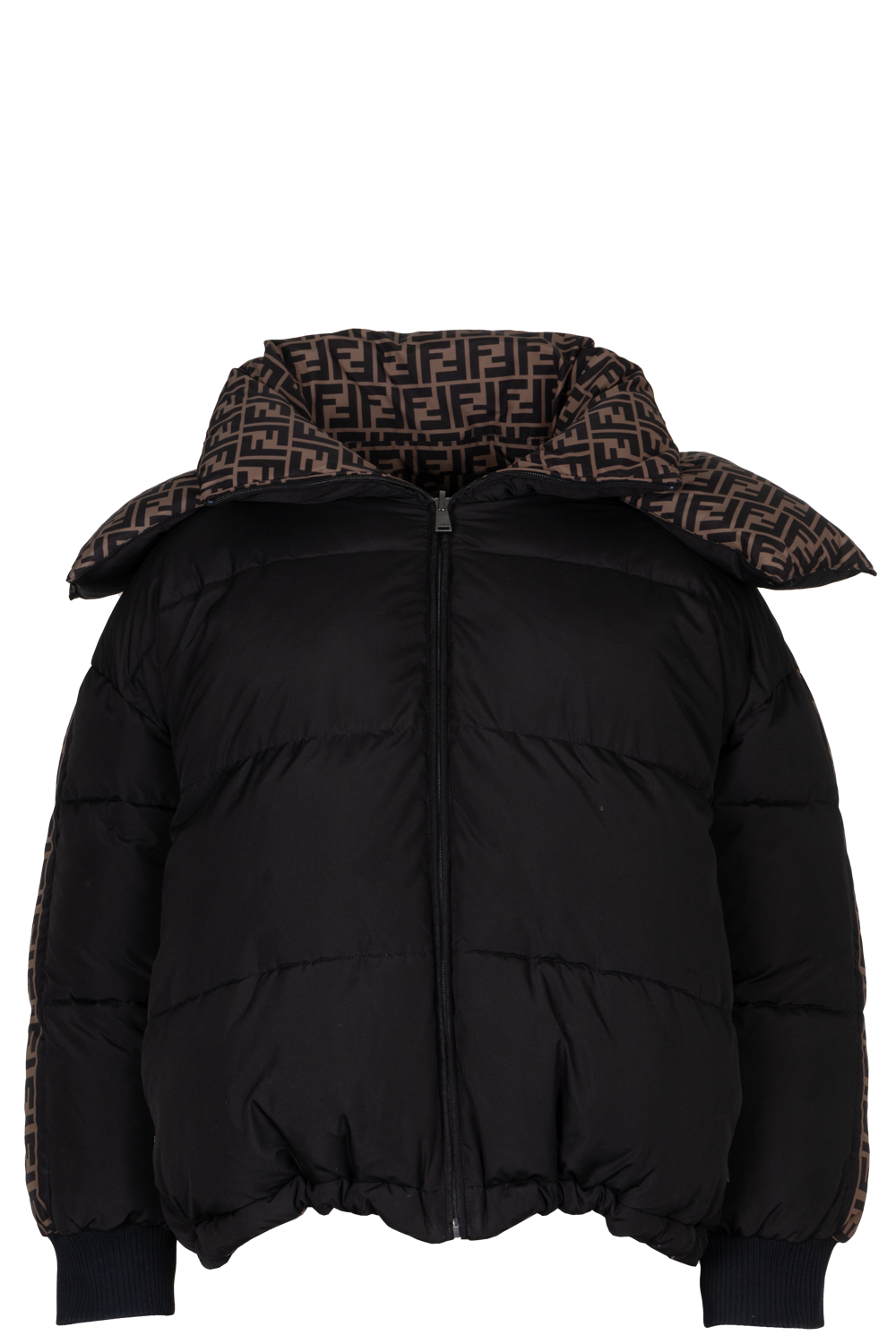 FENDI 2020 Zucca Print Reversible Down Jacket