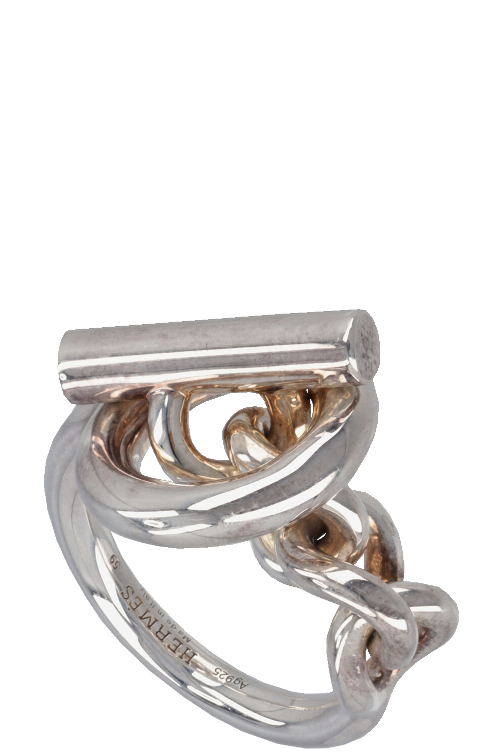 HERMÈS Croisette Ring Large Silver