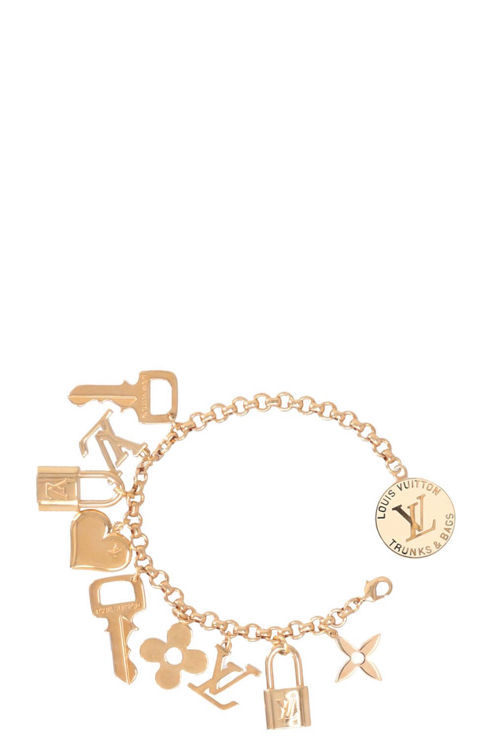 LOUIS VUITTON Trunks & Bags Charm Bracelet