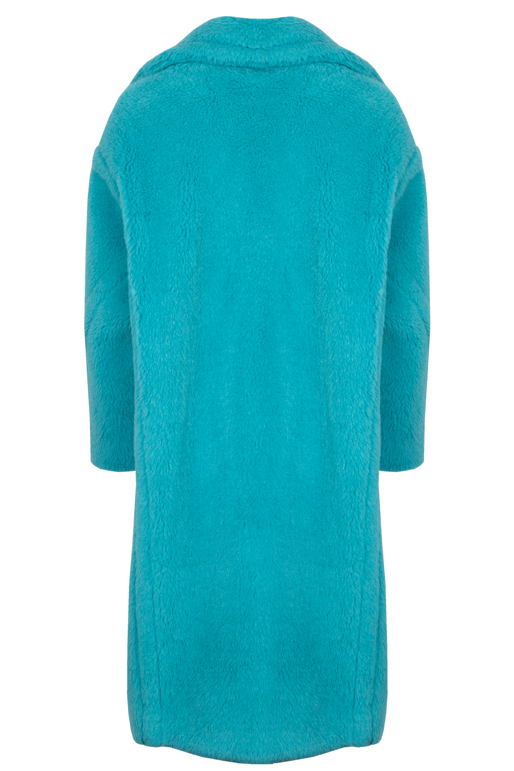 MAX MARA Teddy Bear Icon Coat Turquoise