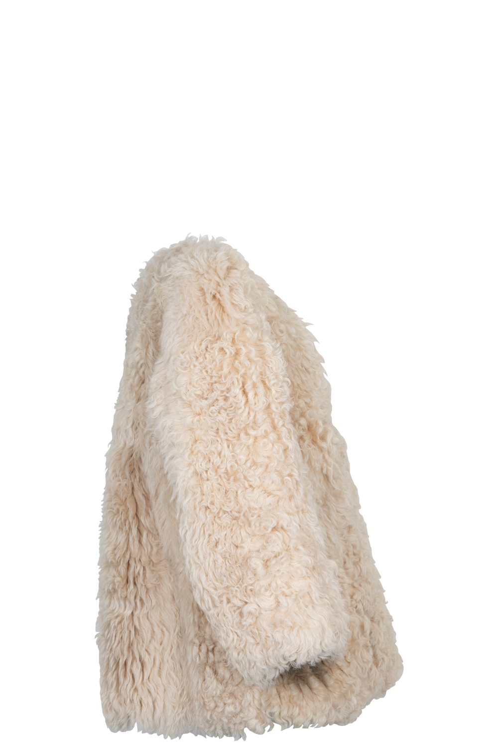 PRADA Coat Shearling Ivory