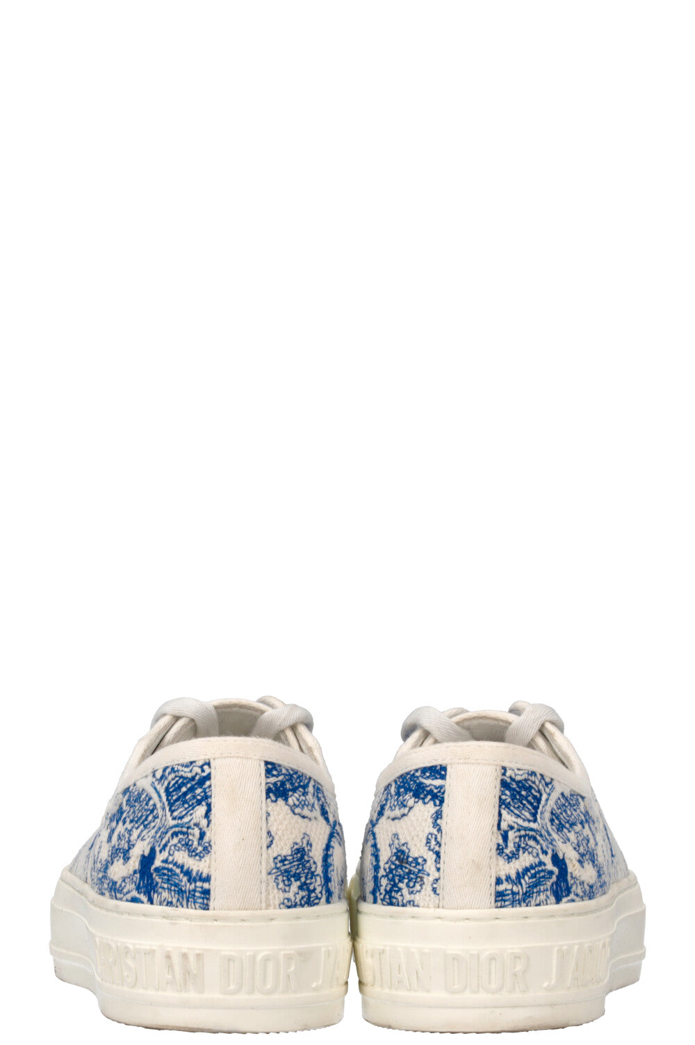 CHRISTIAN DIOR Walk N Dior Toile De Jouy Sneaker White