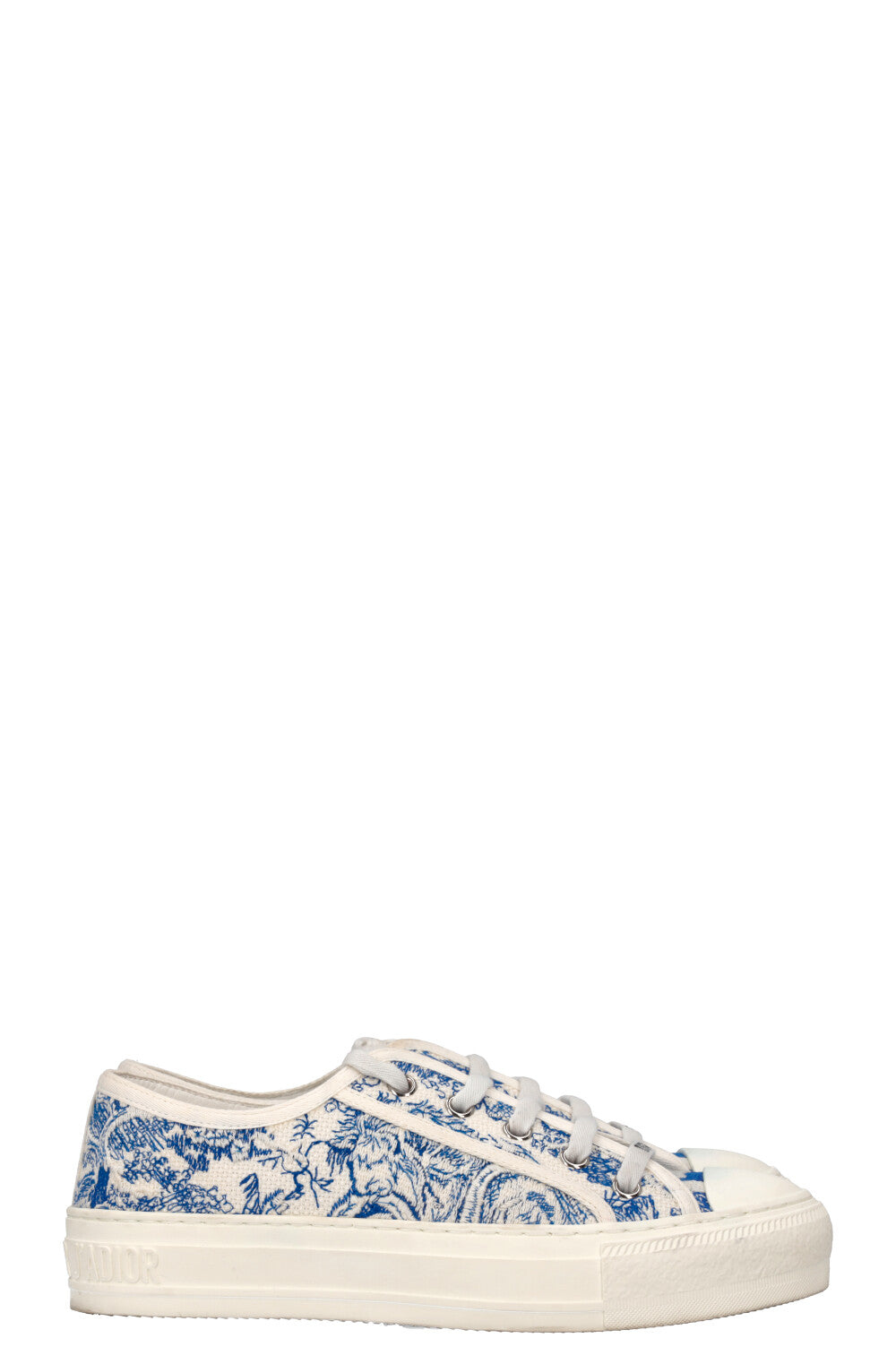 CHRISTIAN DIOR Walk N Dior Toile De Jouy Sneaker White