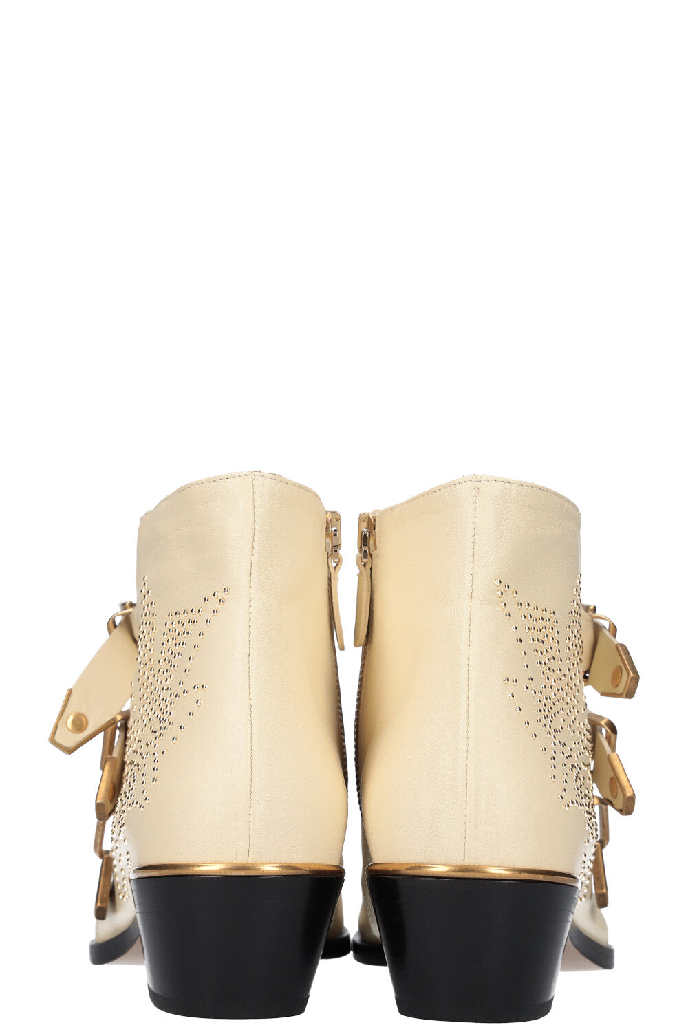 CHLOE Susanna Boots Suede Leather Beige REAWAKE