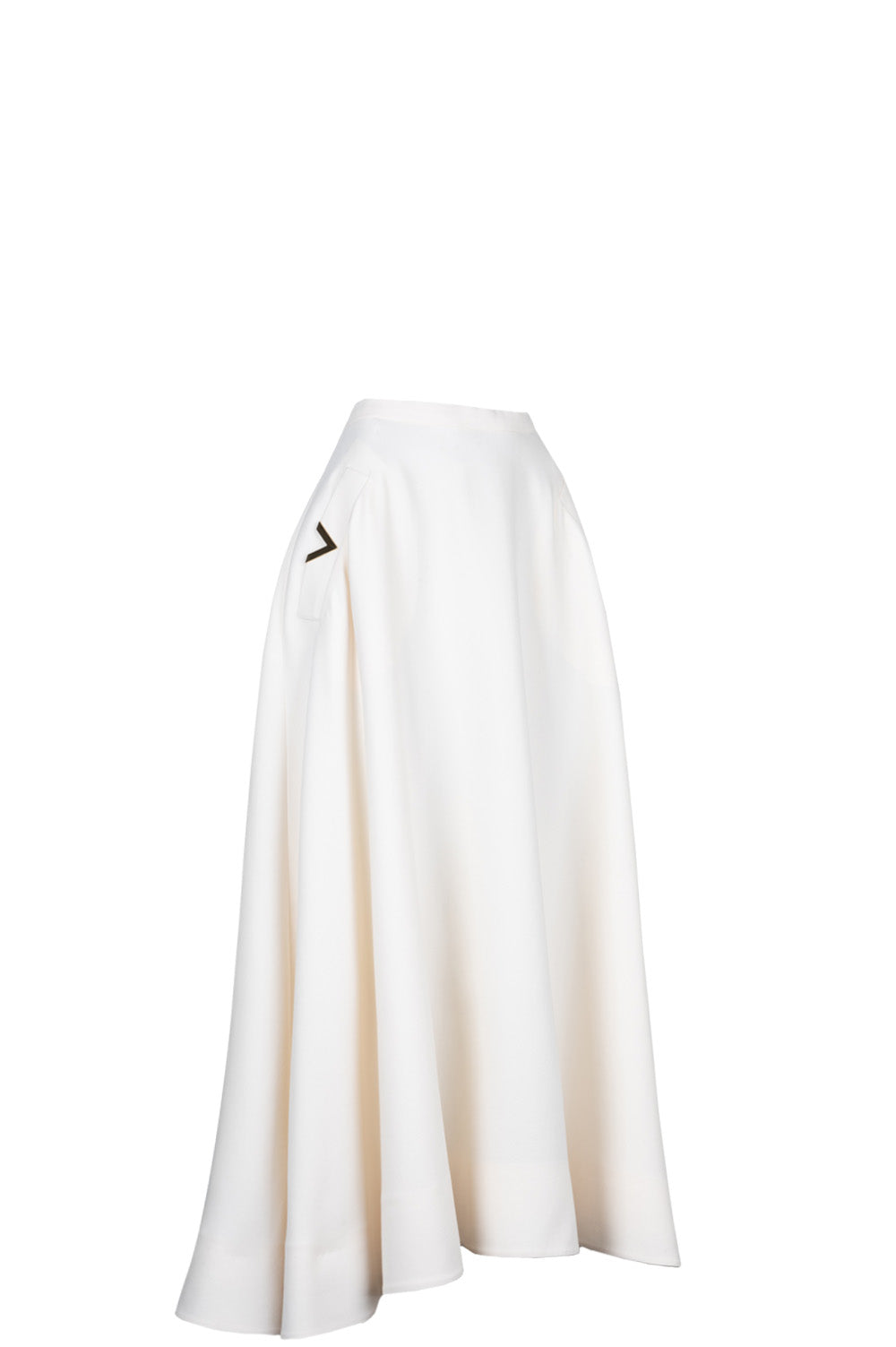 VALENTINO V Logo Skirt Ivory