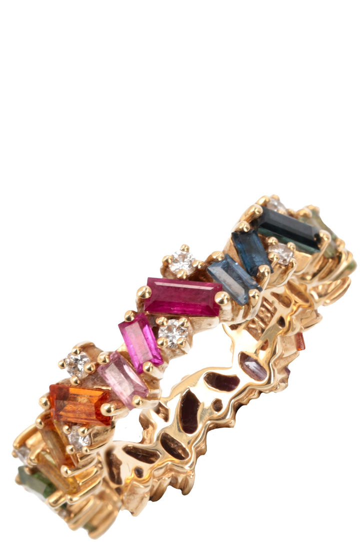 SUZANNE KALAN Rainbow Frenzy Ring 18kt