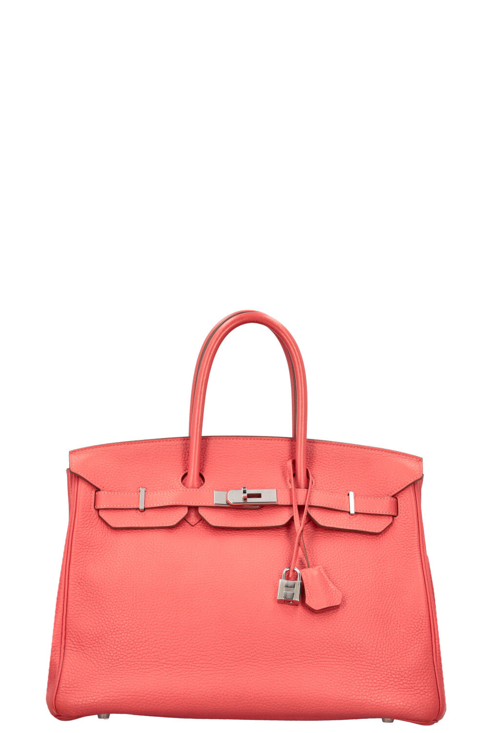 HERMÈS Birkin 35 Clemence Rose Texas