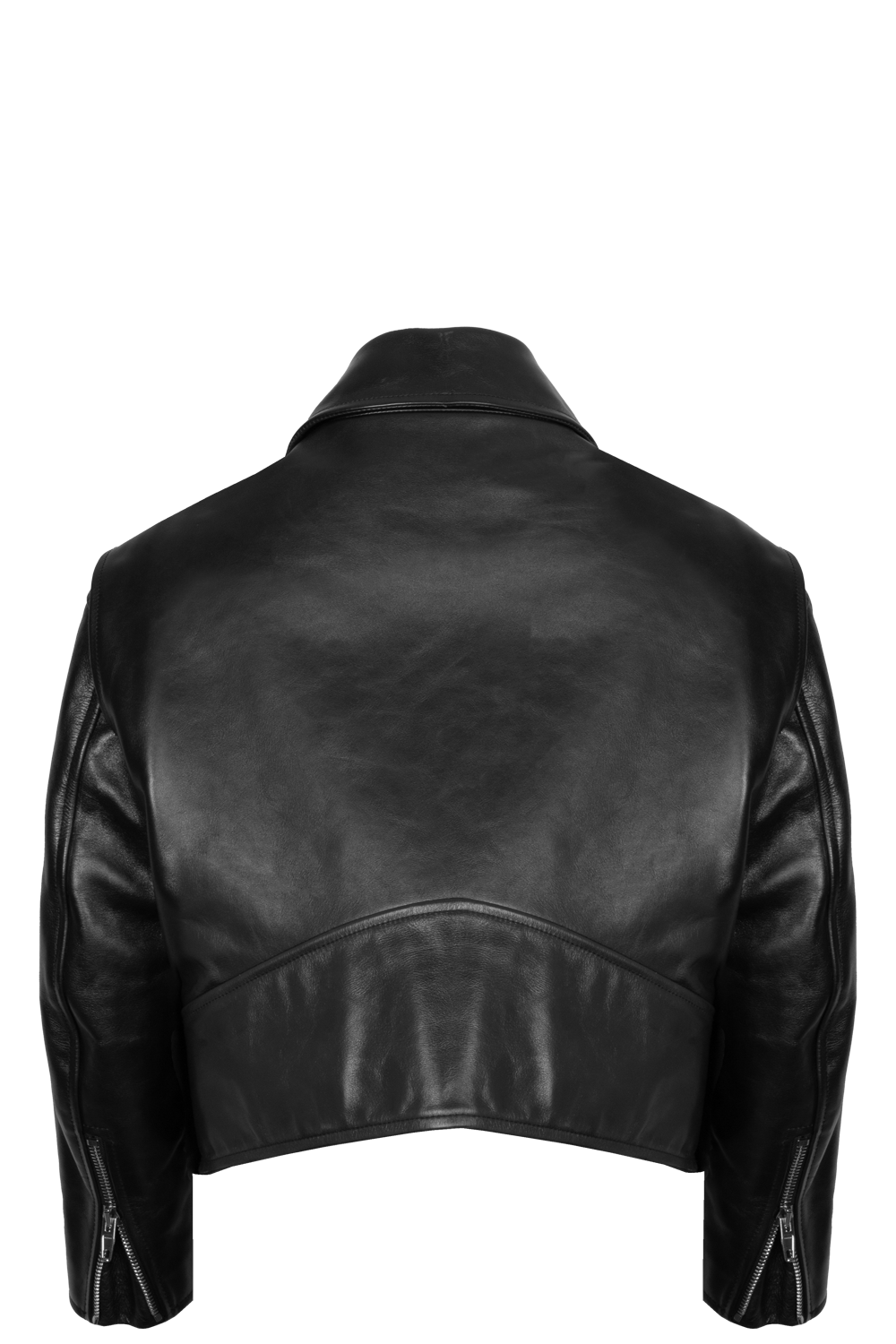 BALENCIAGA Biker Leather Jacket Black