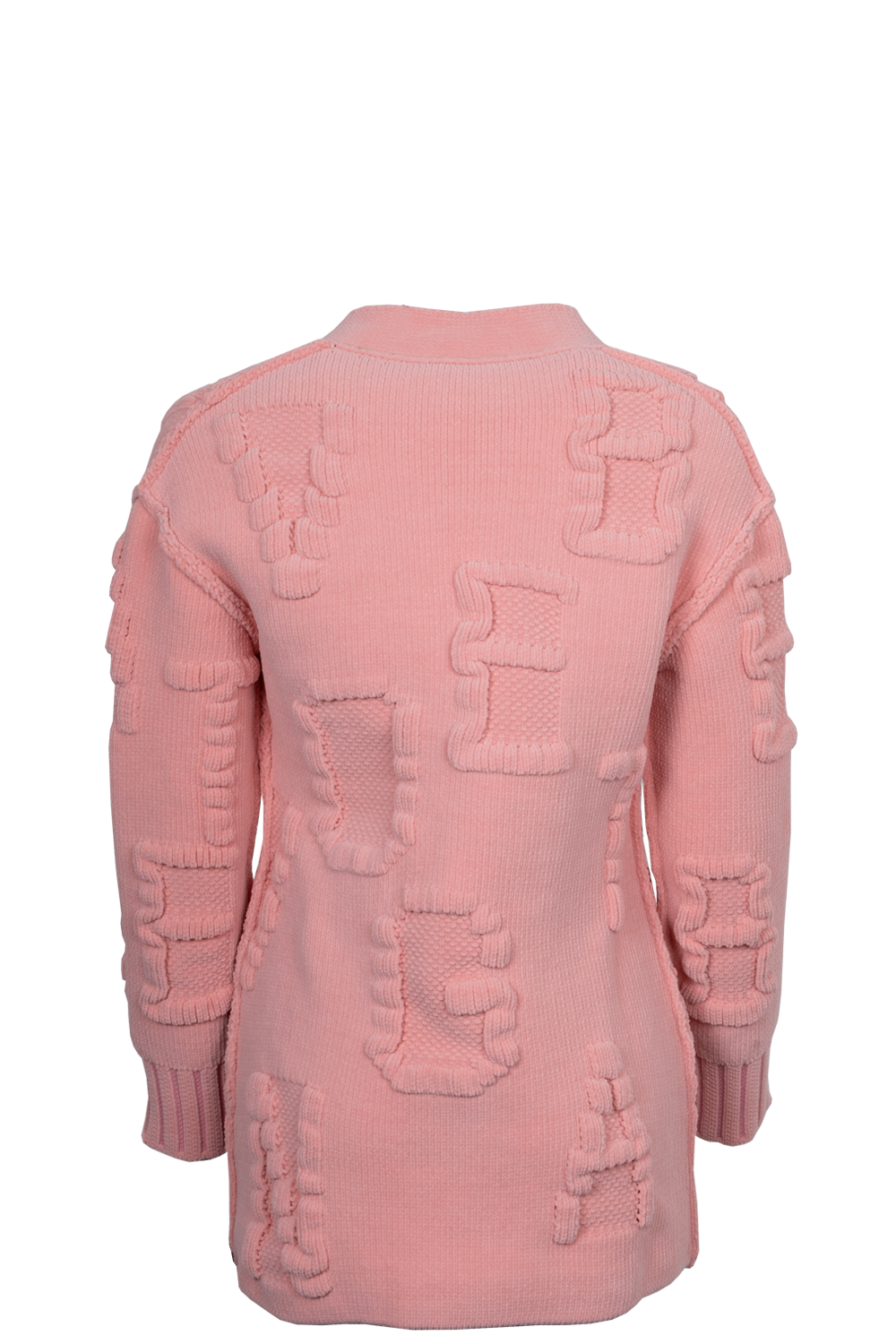 BOTTEGA VENETA Chenille Cardigan Rosa