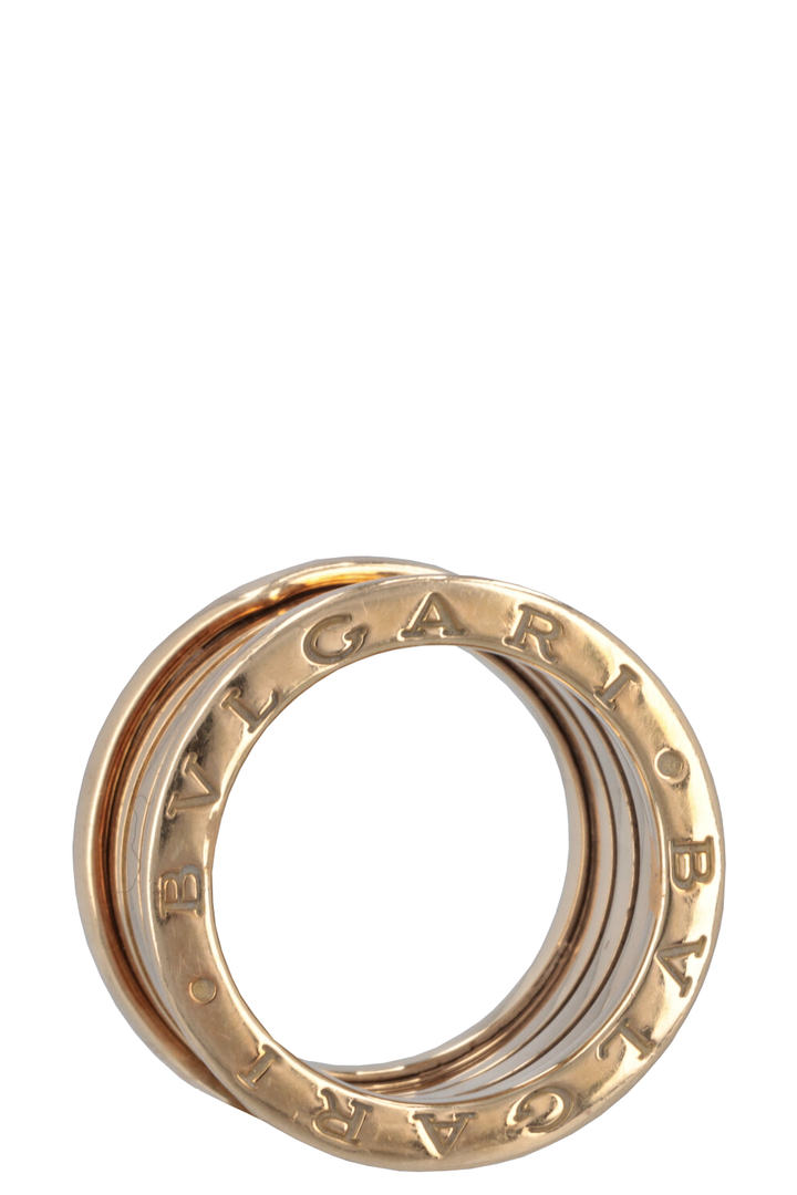 BVLGARI B.Zero 4 Band Ring Yellow Gold