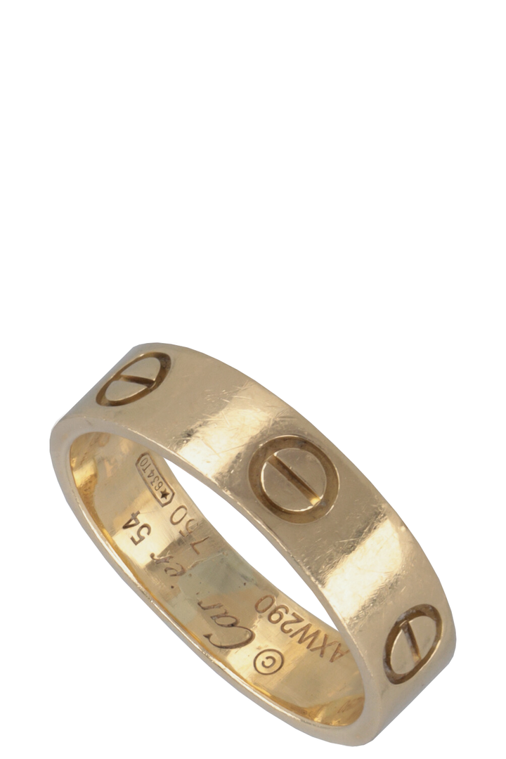 CARTIER Love Ring 18k Yellow Gold