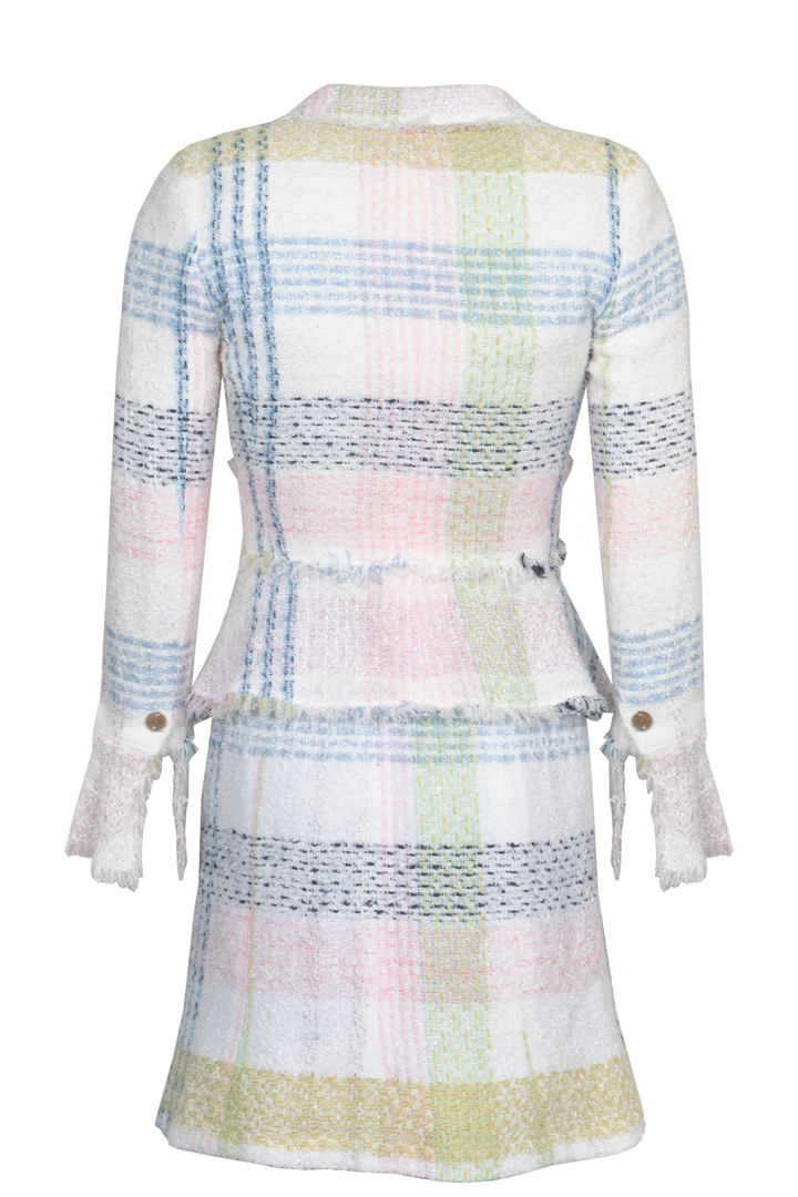 CHANEL 2005 Tweed Two Piece Pastel