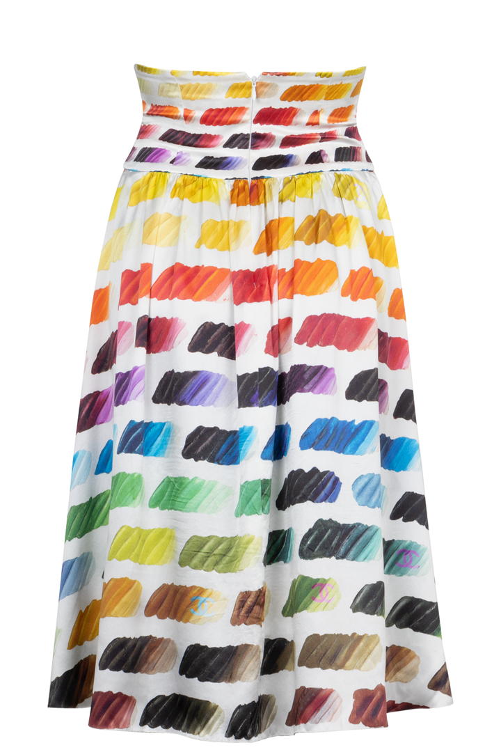 CHANEL 2014 Skirt Silk Multicolor