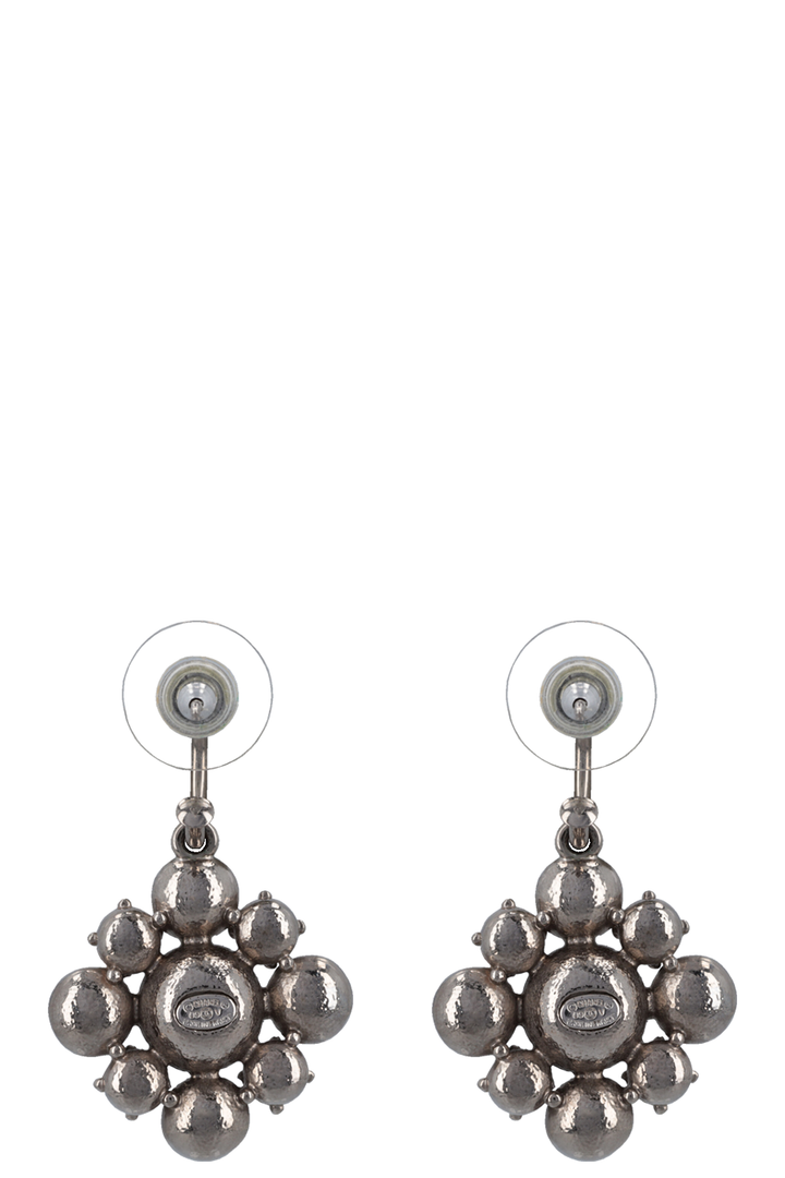 CHANEL 2009 CC Earrings Crystals