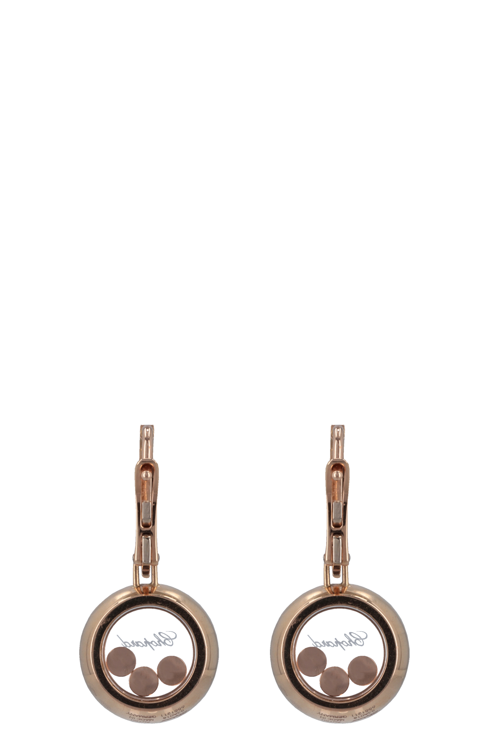 CHOPARD Happy Diamonds Icons Earrings Rosegold