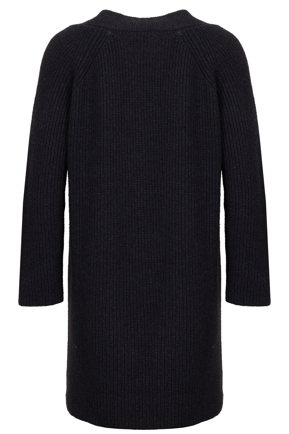 HERMÈS V Neck Knit Dress Grey Yak