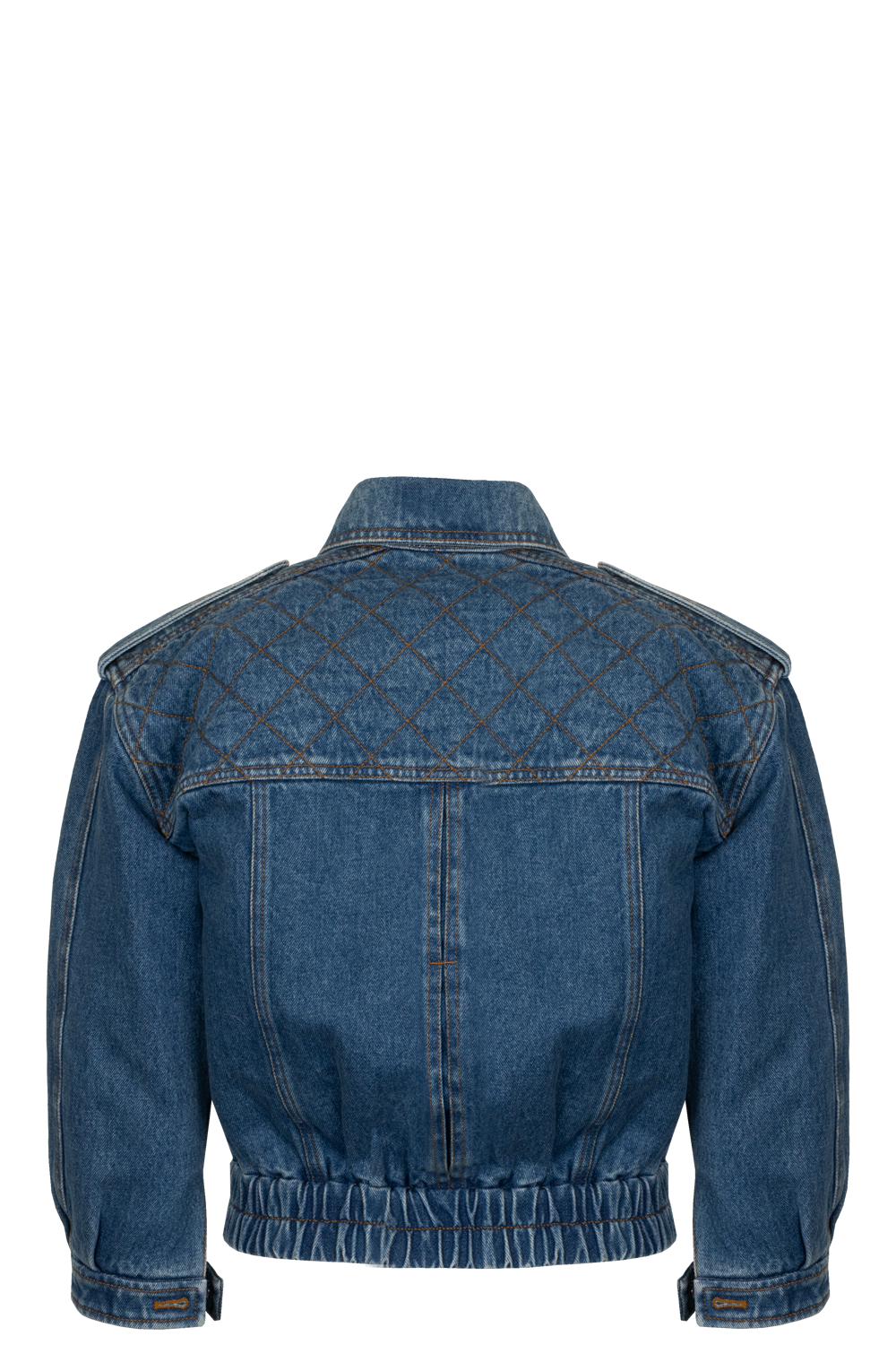 LOUIS VUITTON Denim Bomber Jacket Blue