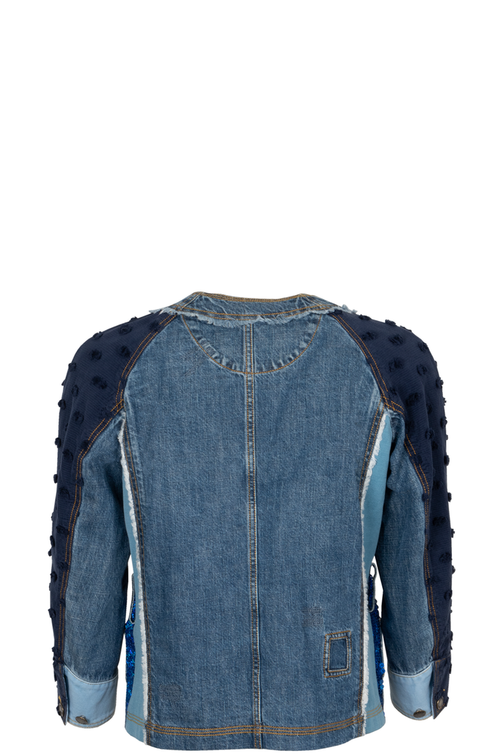 LOUIS VUITTON Denim Jacket Sequins SS 2005