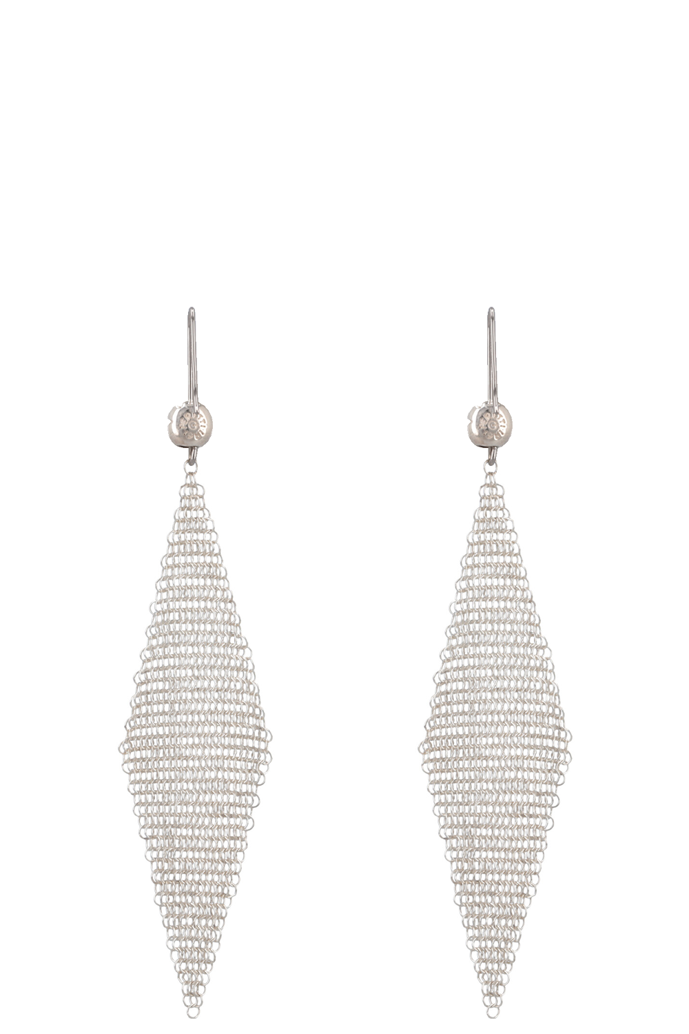 TIFFANY&CO. Mesh Earrings Sterling Silver