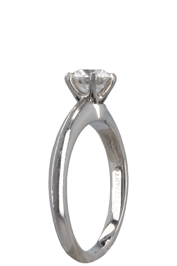 TIFFANY&CO. Solitaire Ring Diamond Platinum