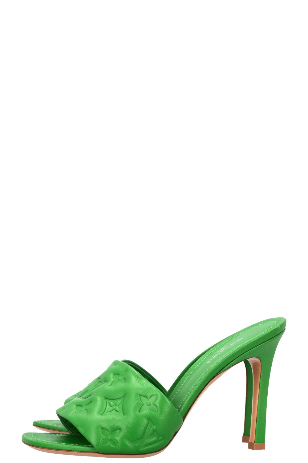 LOUIS VUITTON Revival Heels Green Empreinte Green