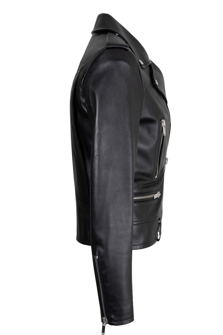 SAINT LAURENT Jacket Leather Black