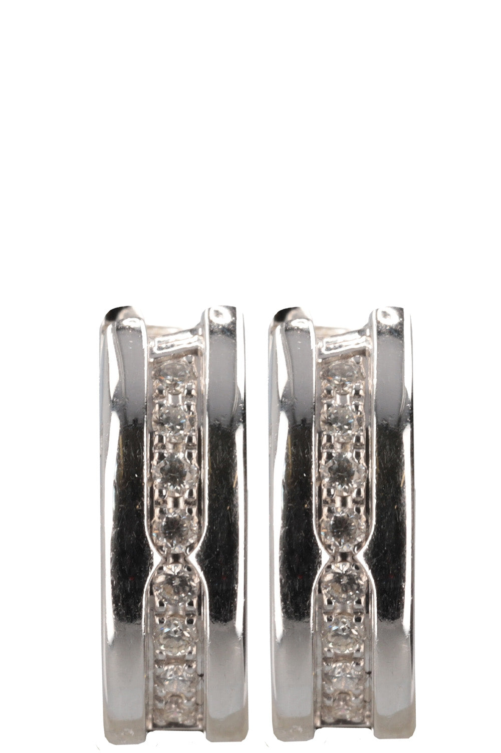 Boucles d'oreilles BVLGARI B Zero Diamants Or blanc