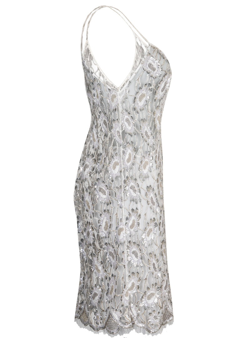 SAINT LAURENT Dress Flower Sequin