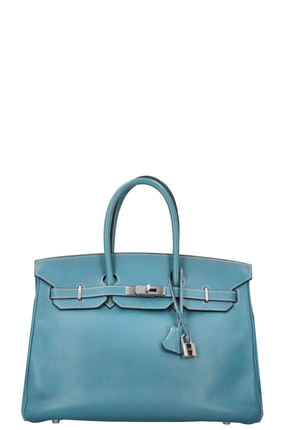 HERMÈS Birkin 35 Bleu Jean Clemence