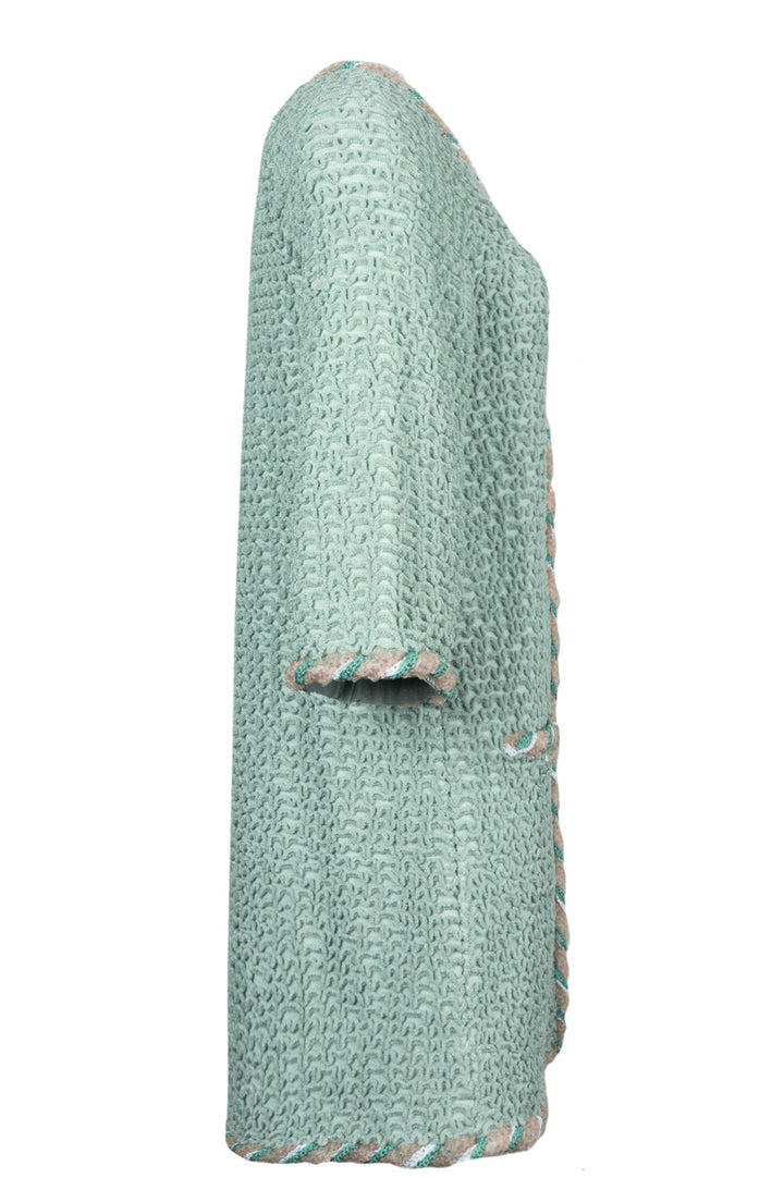 CHANEL Structured Cardigan Mint