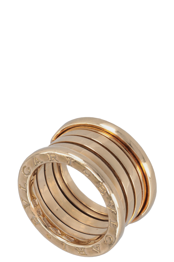 BVLGARI B.Zero 4 Band Ring Yellow Gold