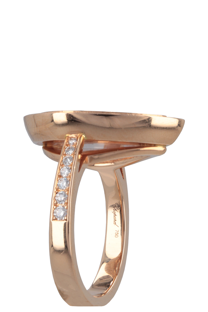 CHOPARD Happy Diamonds Ring 18k Rosegold Diamonds