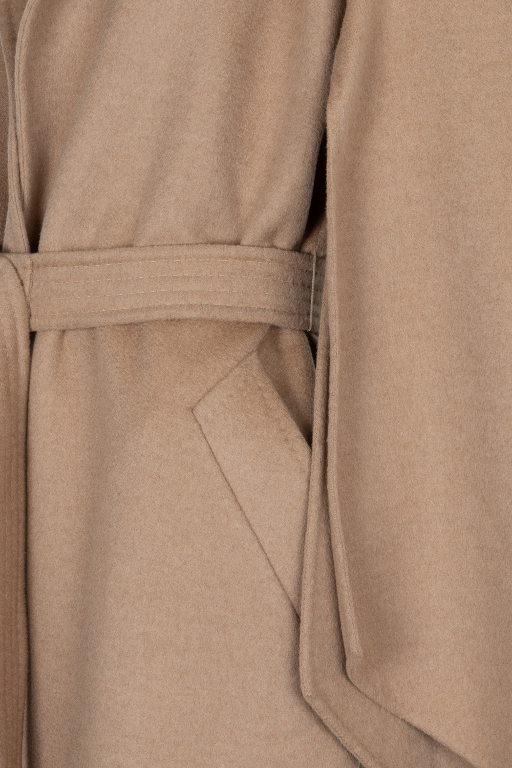 MAX MARA Belted Coat Camel Beige