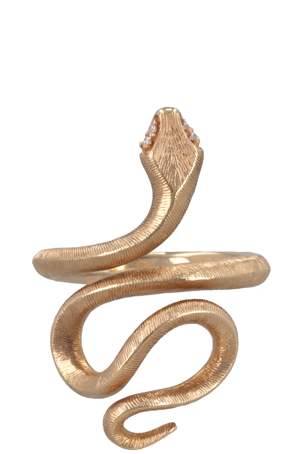 OLE LYNNGAARD Ring Snake Gold