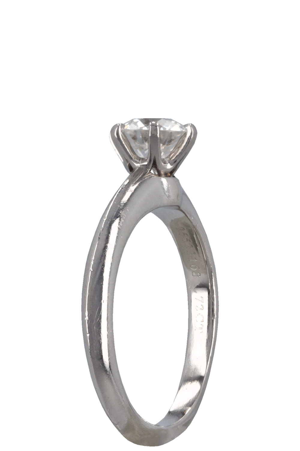 TIFFANY&CO. Solitaire Ring Diamond Platinum