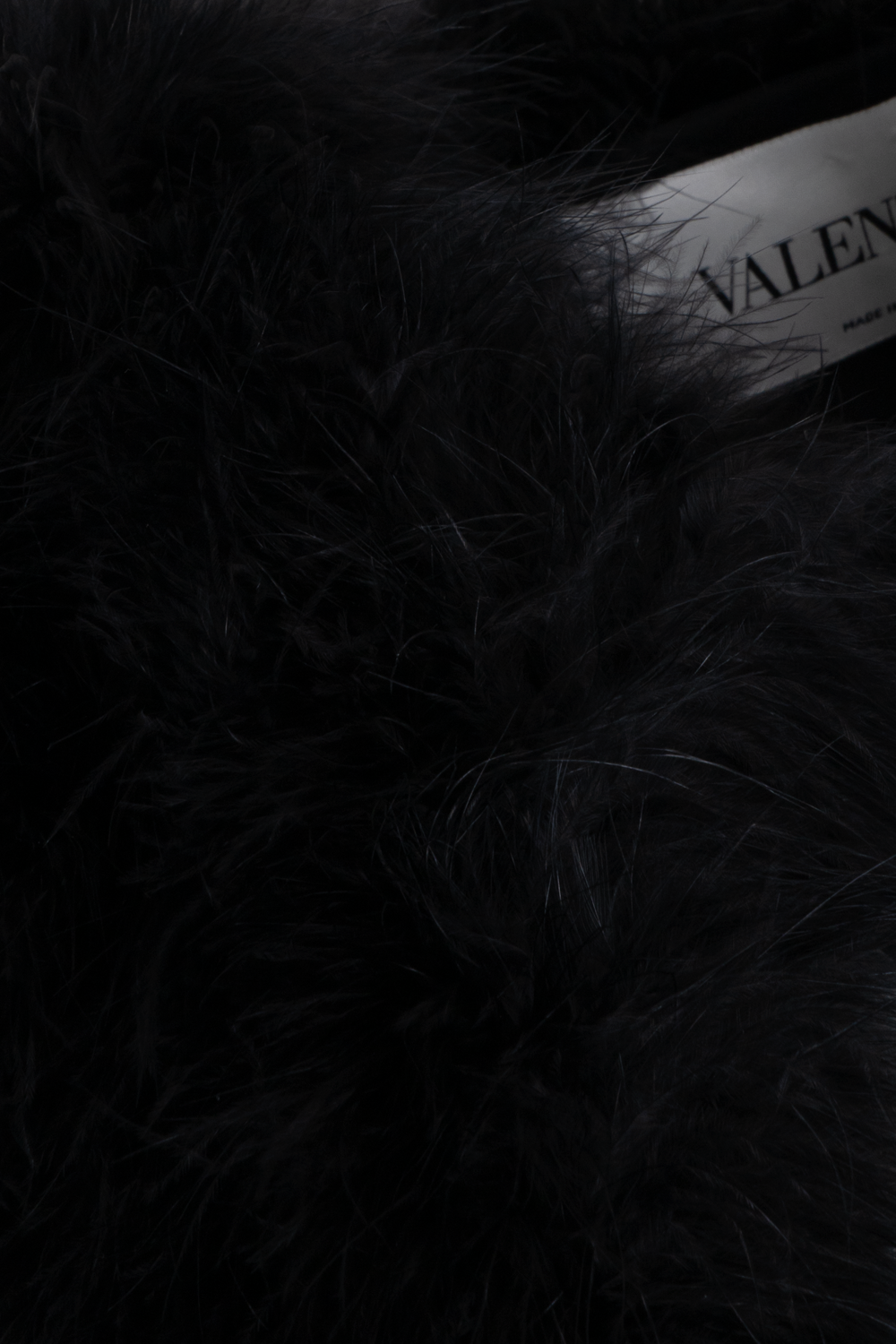 VALENTINO Jacket Turkey Feather Black